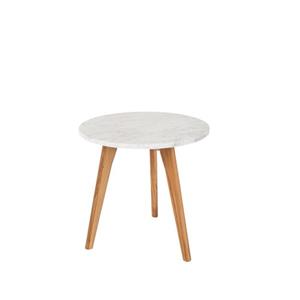 SIDE TABLE WHITE STONE M