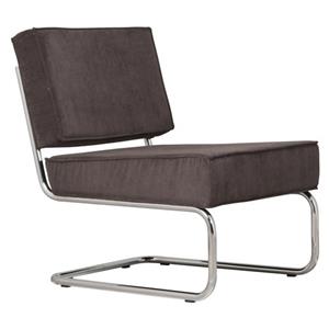 LOUNGE CHAIR RIDGE RIB GREY