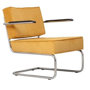 LOUNGE CHAIR RIDGE RIB ARM YEL