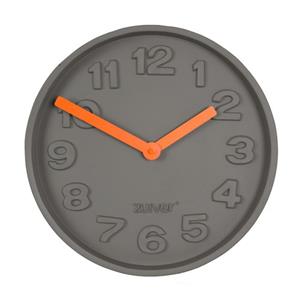 CLOCK CONCRETE TIME ORANGE