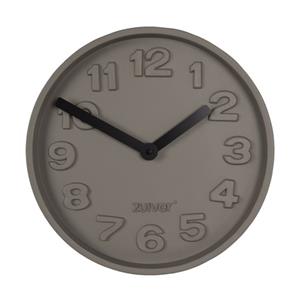 CLOCK CONCRETE TIME BLACK