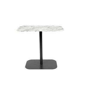 SIDE TABLE SNOW MARBLE RECTANG