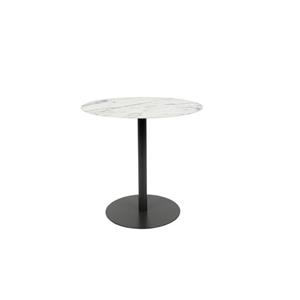 SIDE TABLE SNOW MARBLE OVAL