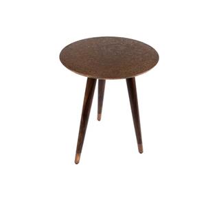 SIDE TABLE BAST COPPER