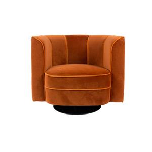 LOUNGE CHAIR FLOWER ORANGE