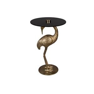 SIDE TABLE CRANE GOLD