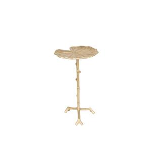 SIDE TABLE LILY SINGLE GOLD
