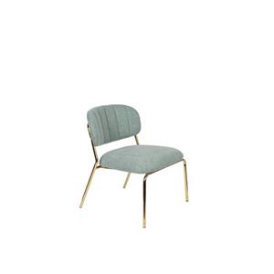 LOUNGE CHAIR JOLIEN GOLD/LIGHT GREEN