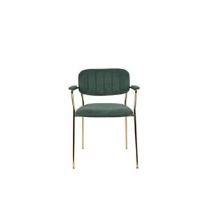 ARMCHAIR JOLIEN GOLD/DARK GREEN