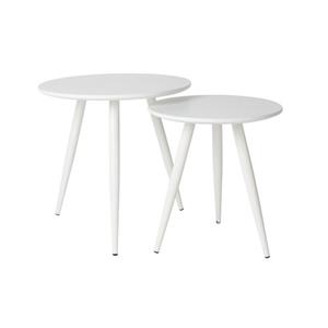 SIDE TABLE DAVEN WHITE SET OF