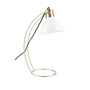 DESK LAMP CURLY WHITE