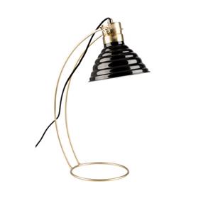 DESK LAMP CURLY BLACK